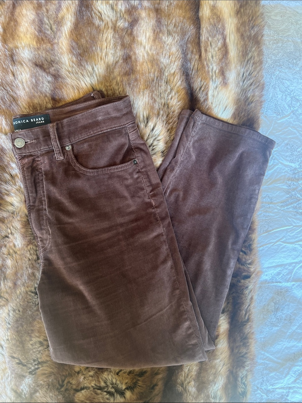 Brown corduroy pants